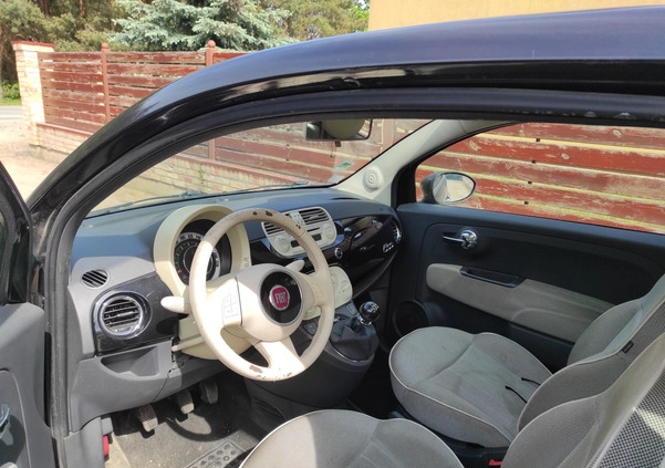 Fiat 500 cena 10000 przebieg: 142000, rok produkcji 2008 z Wągrowiec małe 16